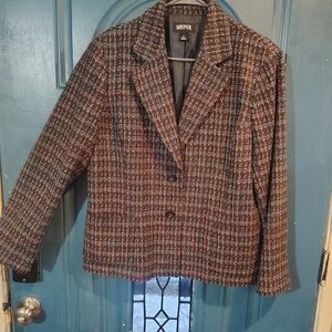 Kasper Women's Colorful Tweed Blazer
